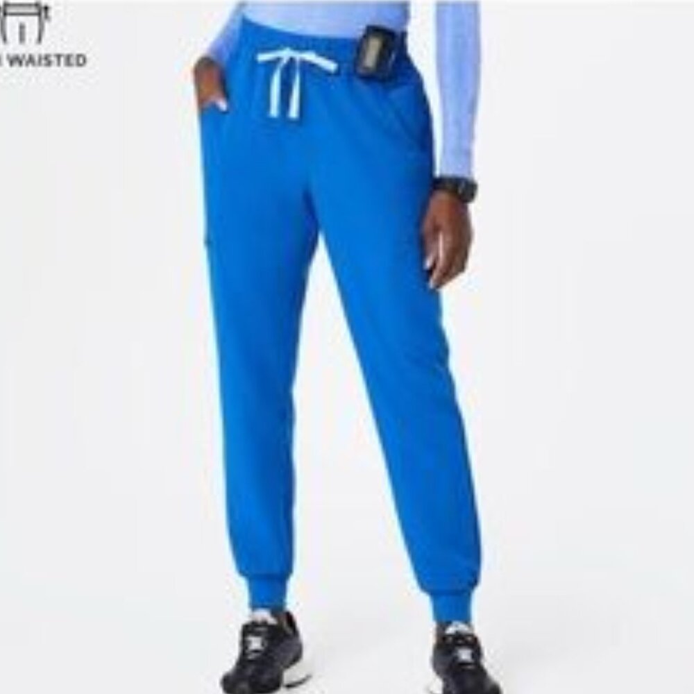 Figs Blue Drawstring Jogger Pants
